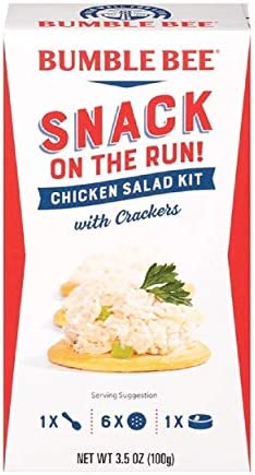 chicken salad and crackers