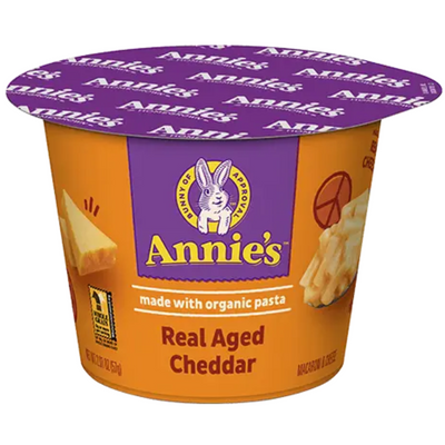 Annie's Real Aged Cheddar Microwave Mac and Cheese Cup